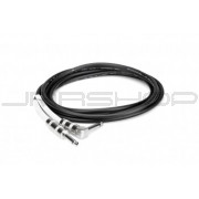 Hosa GTR-220R Guitar Cable Straight to Right-angle, 20 ft