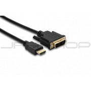 Hosa HDMD-406 Standard Speed HDMI Cable, HDMI to DVI-D, 6 ft