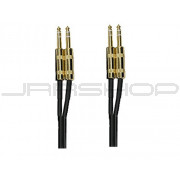 Hosa CSS-415G Gold Plated Dual TRS 1/4" 15 ft.