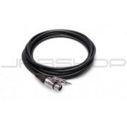 Hosa MXM-001.5 Camcorder Microphone Cable, Neutrik XLR3F to 3.5 mm TRS, 1.5 ft