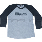 Seymour Duncan T-Shirt Logo Baseball Charcoal 2XL
