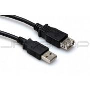 Hosa USB-205AF High Speed USB Extension Cable, Type A to Type A, 5 ft