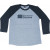 Seymour Duncan T-Shirt Logo Baseball Charcoal Med