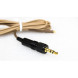 Hosa CABLE-BG-2SE Mogan Cable, Beige, Sennheiser, 2.0 mm OD