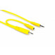 Hosa CMM-545Y Hopscotch Patch Cables, 3.5 mm TS with 3.5 mm TSF Pigtail to 3.5 mm TS, 5 pc, 1.5 ft