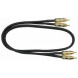 Hosa CRA-415G Gold Plated Dual RCA 15 ft.