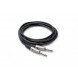 Hosa HPP-010 Pro Unbalanced Interconnect, REAN 1/4 in TS to Same, 10 ft