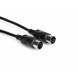Hosa MID-305BK MIDI Cable, 5-pin DIN to Same, 5 ft