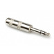 Hosa PLG-025S Connector, 1/4 in TRS